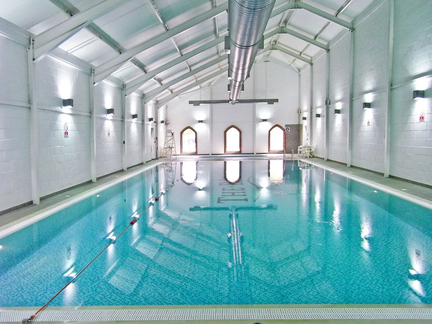 On-site indoor swimming pool